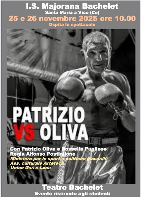 Patrizio Oliva al Teatro Bachelet